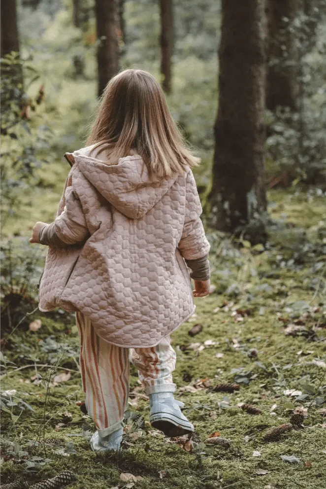 Steppjacke Kinder aus Baumwolle Rosa